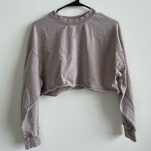My Mono B cropped Crewneck sweatshirt size S